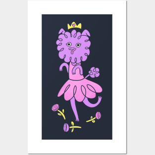 Poodle Ballerina Posters and Art